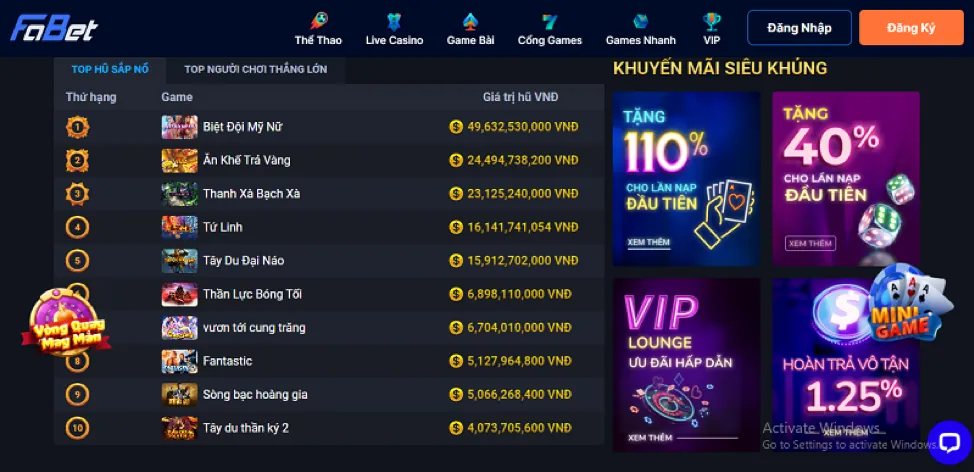 Thưởng sự kiện thể thao đặc biệt king33 nhà cái